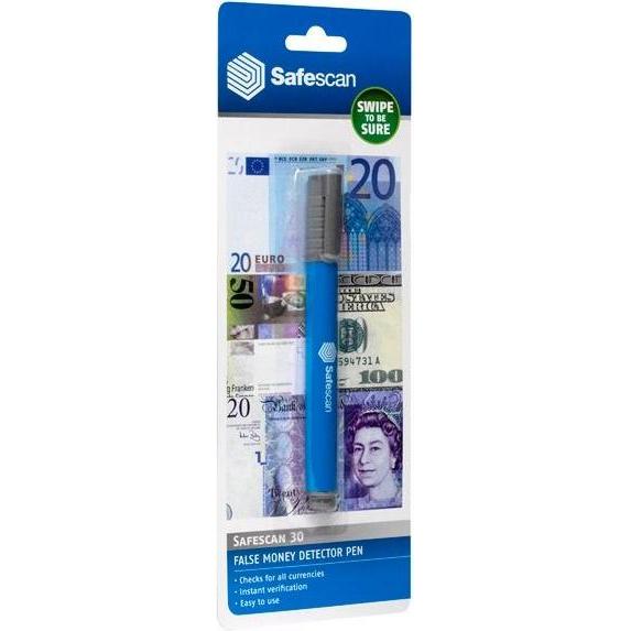 Safescan, Geldzähler, Office supplies 30, Suitable for Banknotes, Number of detection points 1 (Geldscheinprüfer)