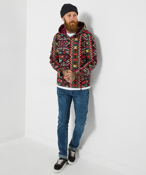 Produktbild Joe Browns Red-Lined Jacquard Hoodie (S)