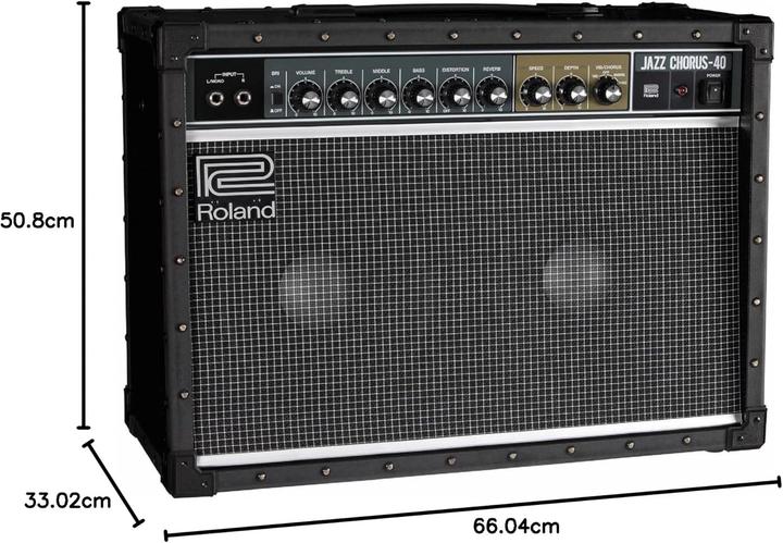 Actual product image Roland JC-40 Jazz Chorus 40W 2x10 guitar amplifier combo (Guitar, 40 W)