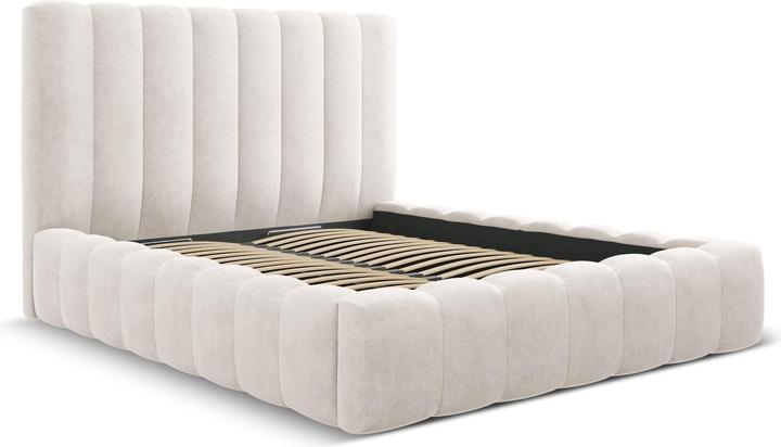 Actual product image Micadoni Storage Bed With Headboard, "Kelp", 230x185x125Made in Europe (160 x 200 cm)