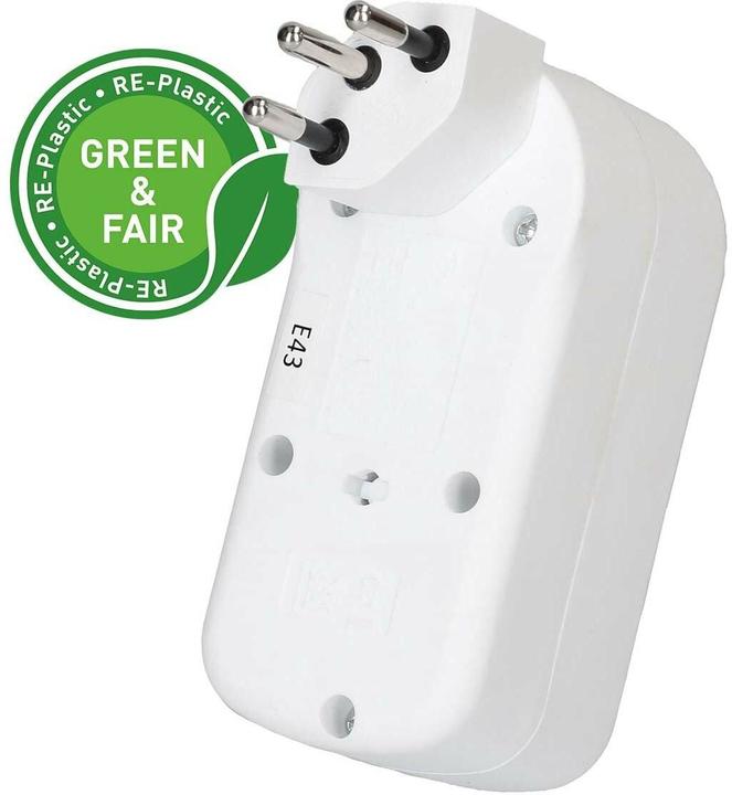 Image du produit Max Hauri ADAPT 1x Typ 13 USB-C/C 20W ws drehbar Green+Fair (Type 13, USB-C, 1x)