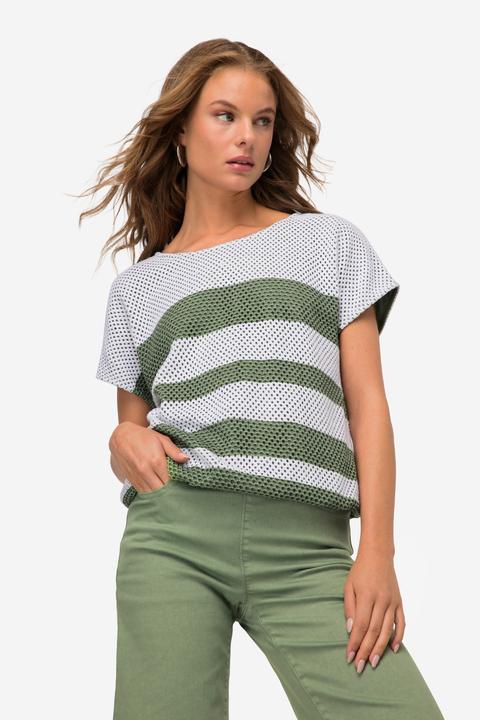 Produktbild Laurasøn Sweatshirt, oversized, doppellagig, Streifen (M)