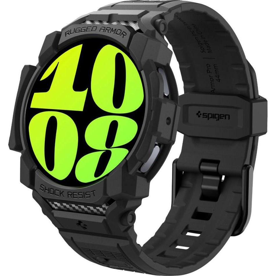 Spigen Rugged Armor Pro, Smartwatch Zubehör, Schwarz