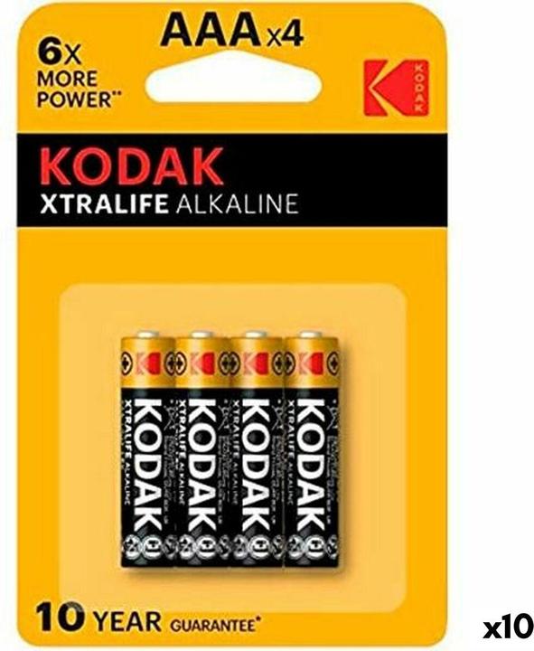 Produktbild Kodak Batterien Xtralife LR03 AAA 4 Stücke (10 Stück) (40 Stk., AAA)