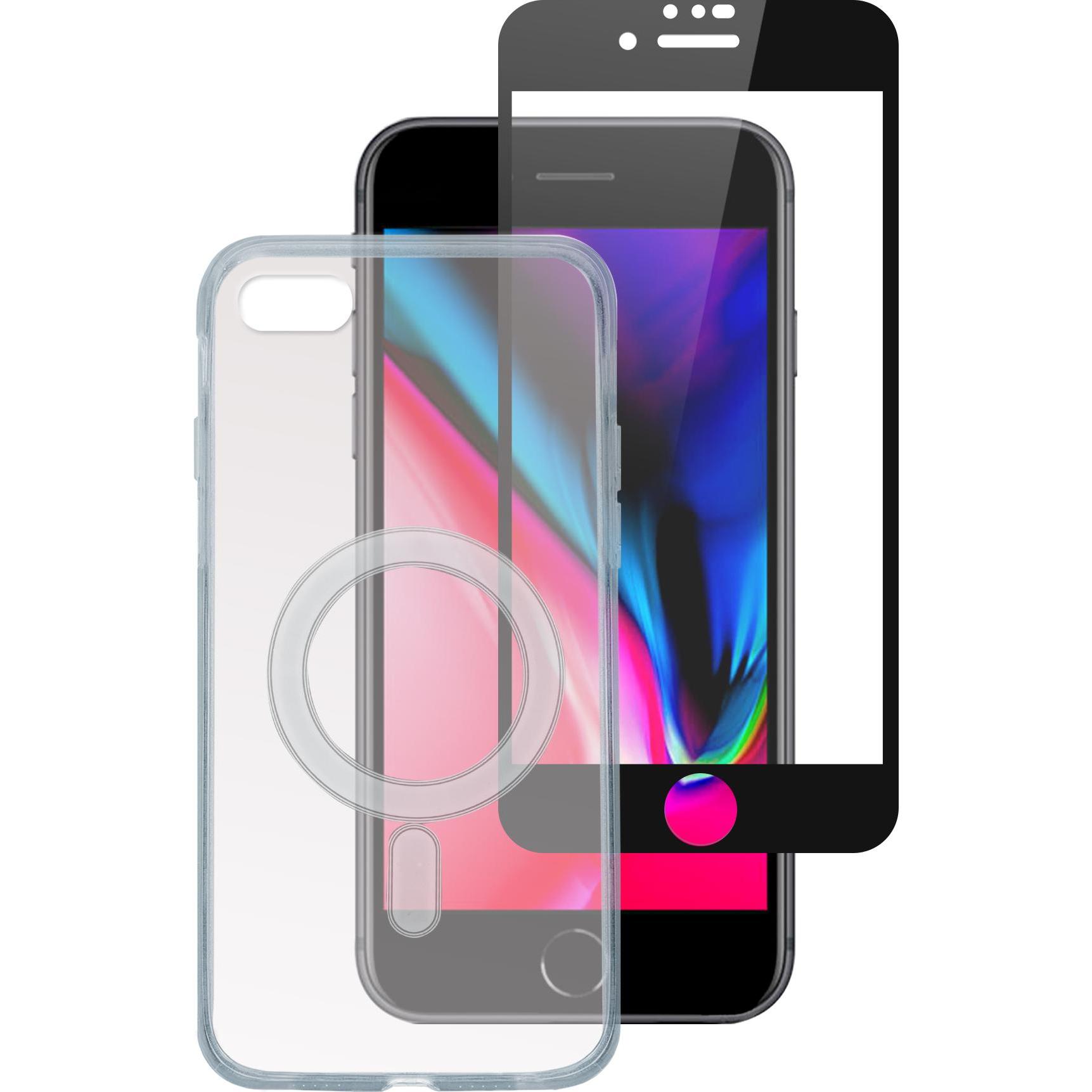 4smarts 360° Starter Set X-Pro UltiMag iPhone 7/8/SE (2020/2022) (Apple iPhone 7, Apple iPhone 8), Smartphone Hülle, Tra...