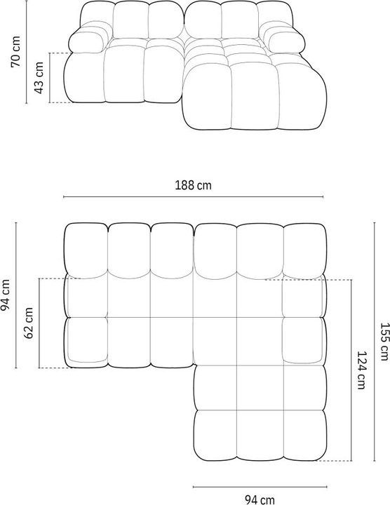 Produktbild Micadoni Bellis (Ecksofa)