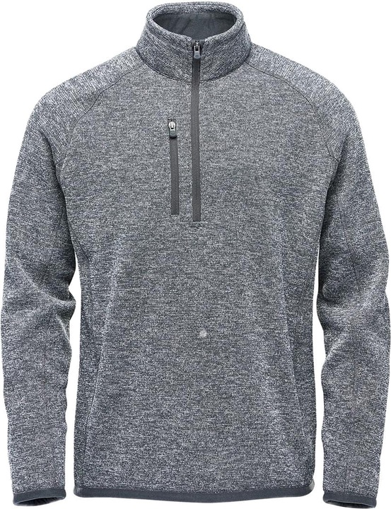 Actual product image Stormtech Mens Avalante Heather Quarter Zip Fleece Top (XL)