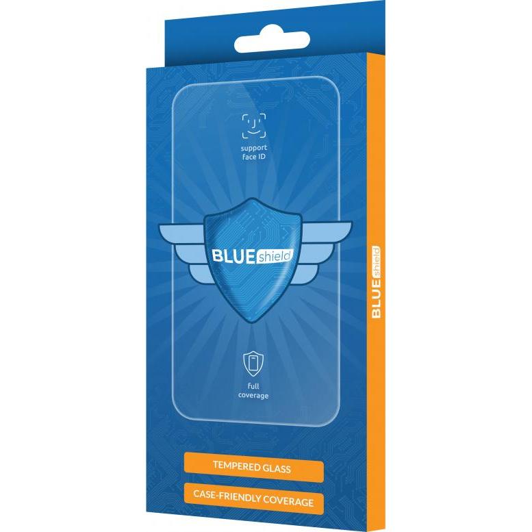 Tanius Front Cover Clear Screen Protector Blue Shield für Motorola Moto G62 5G / G32, schwarz (Motorola Moto G62 5G), Sm...