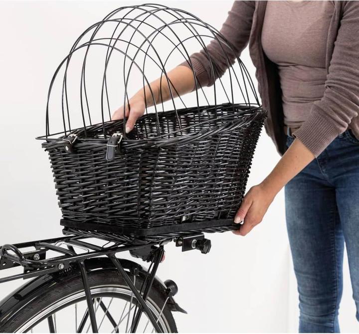 Immagine prodotto Trixie Cestino per bicicletta (Cane, Riflettori)