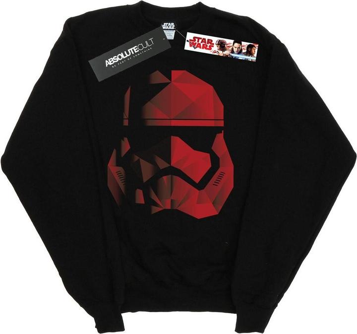 Produktbild Star Wars The Last Jedi Stormtrooper Red Cubist Helmet Sweatshirt Jungen (140, 146)