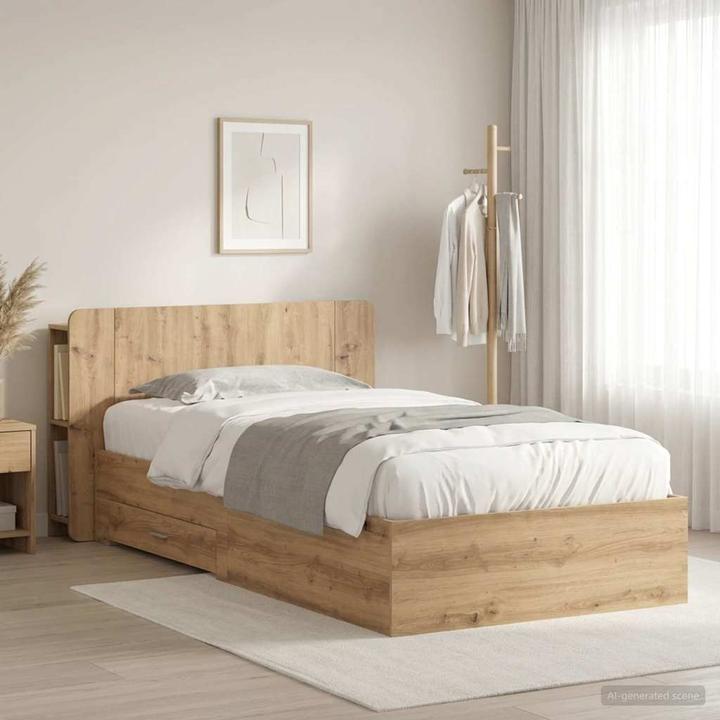 Produktbild vidaXL Bettrahmen (90 x 200 cm)