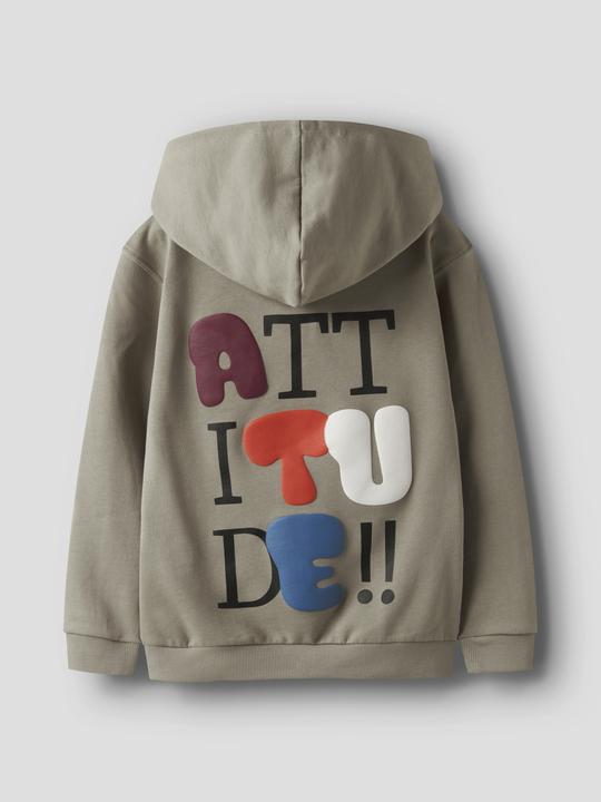 Produktbild Name it Kapuzen-Sweatshirt mit Reissverschluss aus Molton (152)
