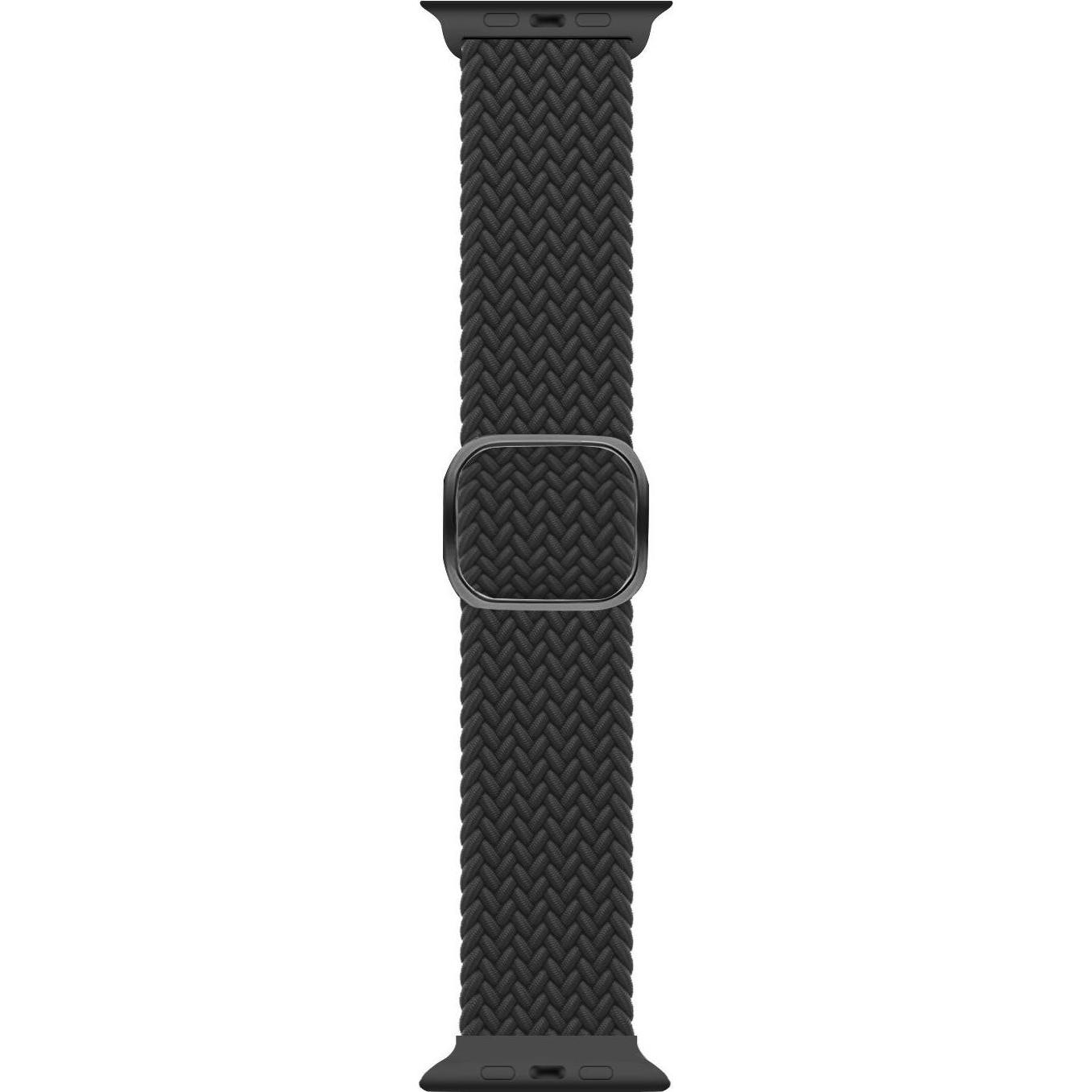 Strap-it Armband (Nylon, Apple Watch), Uhrenarmband, Schwarz