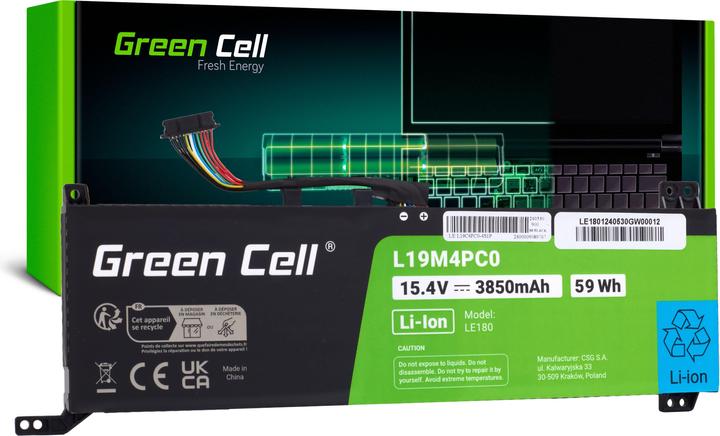 Productafbeelding GreenCell Green Cell L19M4PC0 Batterij voor Lenovo Legion 5P-15IMH05 5P-15IMH05H 5-15IMH05 5-15IMH05H
