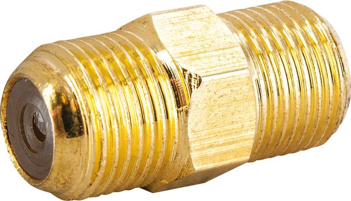 Schwaiger F-Verbinder gold (Stecker und Verbinder)