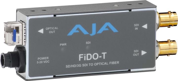 AJA FiDO-T Single Channel SDI to Fiber with Looping SDI Output (Extender)