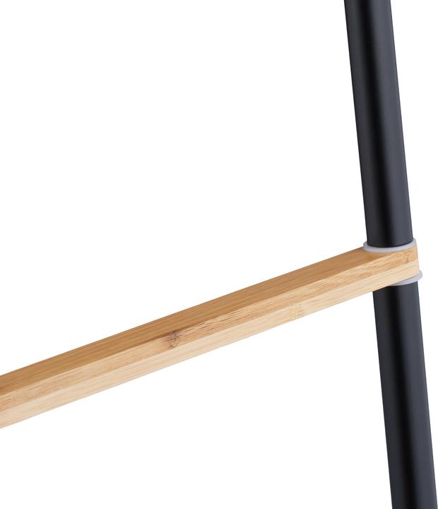 Actual product image Relaxdays Handtuchleiter aus Bambus und Eisen