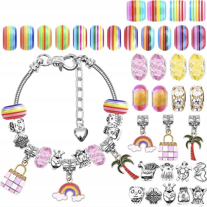 Actual product image Kruzzel Jewellery making set