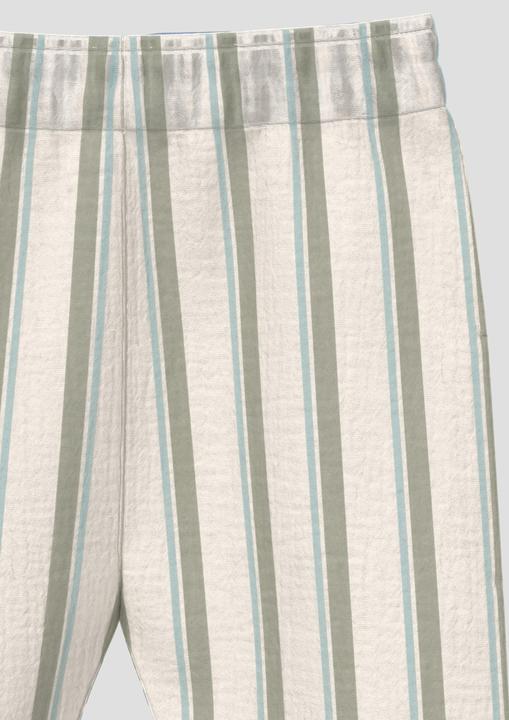 Immagine prodotto s.Oliver Gestreifte Double Cloth Hose mit Elastikbund (86)