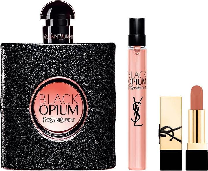 Yves Saint Laurent Black Opium + Mini Rouge Pur Couture (Parfum Set)