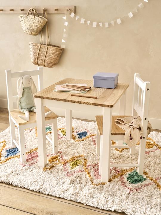 Image du produit Vertbaudet Kinderzimmer Möbel-Set: Tisch & 2 Stühle (Fauteuil pour enfants)