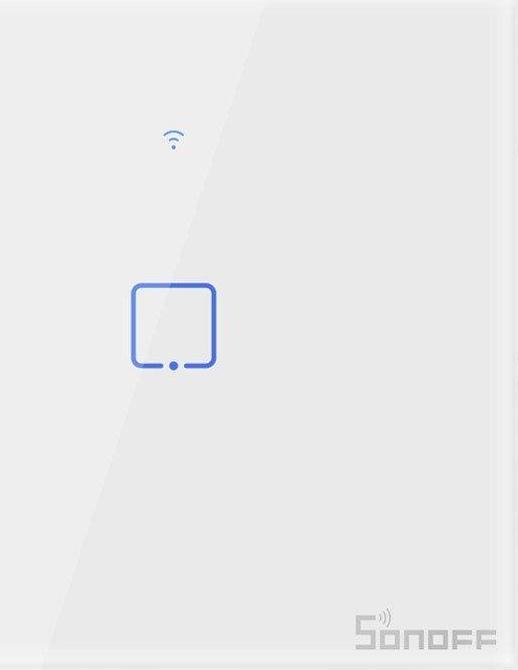 Immagine prodotto Sonoff Smart Switch WiFi + RF 433 T1 EU TX (1 canale)