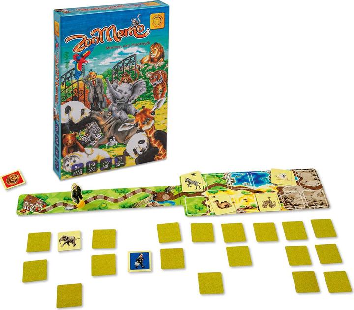 Produktbild Sunny Games ZooMemo - Kinderspiel (Deutsch, Englisch, Französisch, Italienisch, 1 - 8 Spieler)