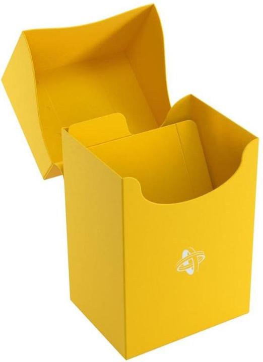Actual product image Gamegenic GGS25028 - Deck Holder 80+ Yellow Card Box