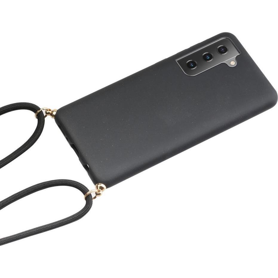 Thumbnail - Cover-Discount Galaxy S21 - Hülle mit Umhängeband schwarz, Handykette, Schwarz