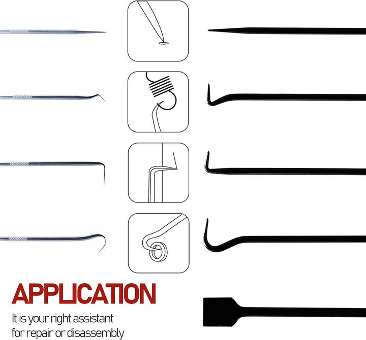 Immagine prodotto CCLife Set di attrezzi per raschietto e gancio