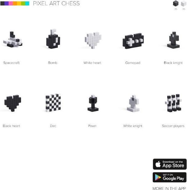 Image du produit Pixio Chess - Šachy magnetická stavebnice