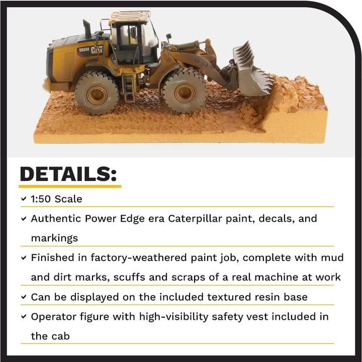 Image du produit Diecast Masters Caricatore a Ruote Cat 966M Serie Weathered