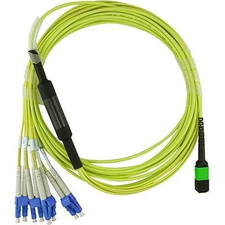 BlueOptics F5 Networks CBL-0206-50 kompatibles MTP-4xLC Singlemode Patchkabel 50 Meter (50 m), Netzwerkkabel