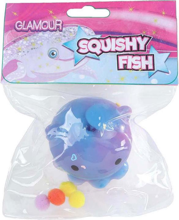 Image du produit Hippo Glamour Squishy Baleine avec paillettes (modèle aléatoire) (6 cm)