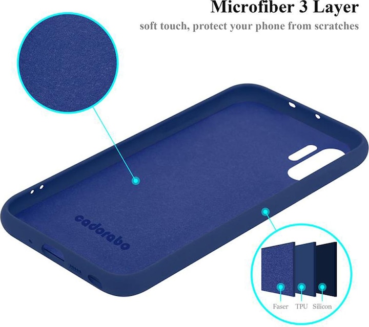 Produktbild Cadorabo TPU Liquid Silicone Case Cover (Samsung Galaxy Note 10 Plus, Samsung Galaxy Note 10 Pro)