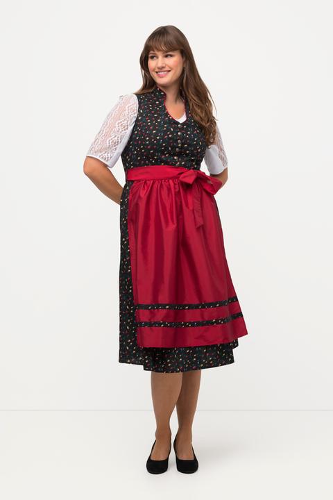 Produktbild Ulla Popken Dirndlbluse, Spitzendetail, Rundhals, Halbarm (60)