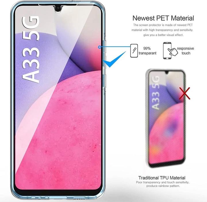 Produktbild Screenguard 360° Screen & Body Protector Samsung Galaxy A33 5G Hülle mit Folie (Samsung Galaxy A33 5G)