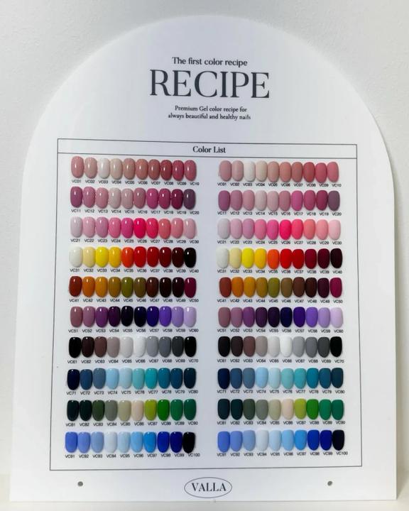 Produktbild Valla Solid 100 Non-Wipe Color Collection 100pcs/set