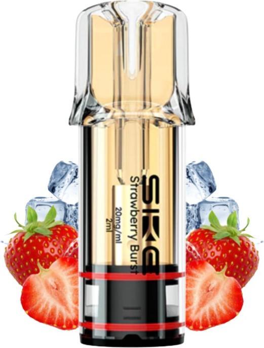 SKE Crystal Plus Strawberry Burst - Recharge pour epod - 2 pcs.  2 ml