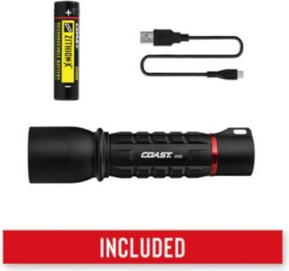 Actual product image Coast XP9R LED torch focussable with rechargeable battery (13 cm, 1000 lm)