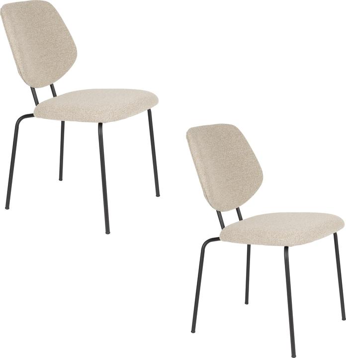 Produktbild White Label Living Chair Zelo Beige