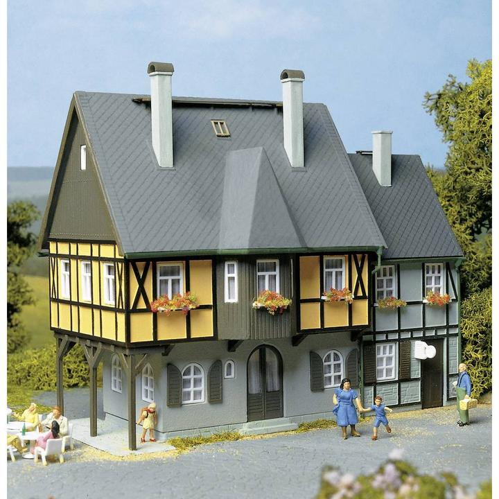 Image du produit Auhagen 12343 H0, TT, immeuble d'habitation gare ferroviaire