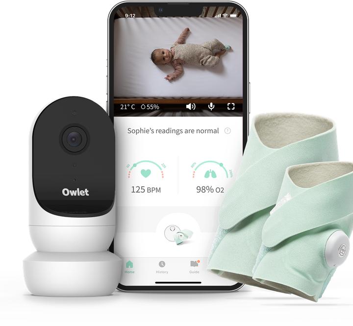 Image du produit Owlet Duo Plus 2 (Babyphone Audio, 30 m)
