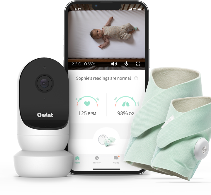 Immagine prodotto Owlet Duo Plus 2 (Audio del baby monitor, 30 m)