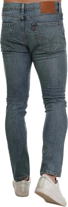 Actual product image Levis Mens 510 Super Worn Leather Patch Skinny Jeans (31)