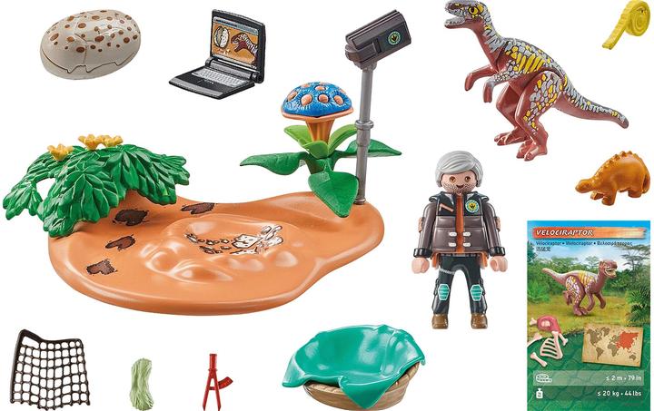 Produktbild Playmobil Stegosaurusnest mit Eierdieb (71526)