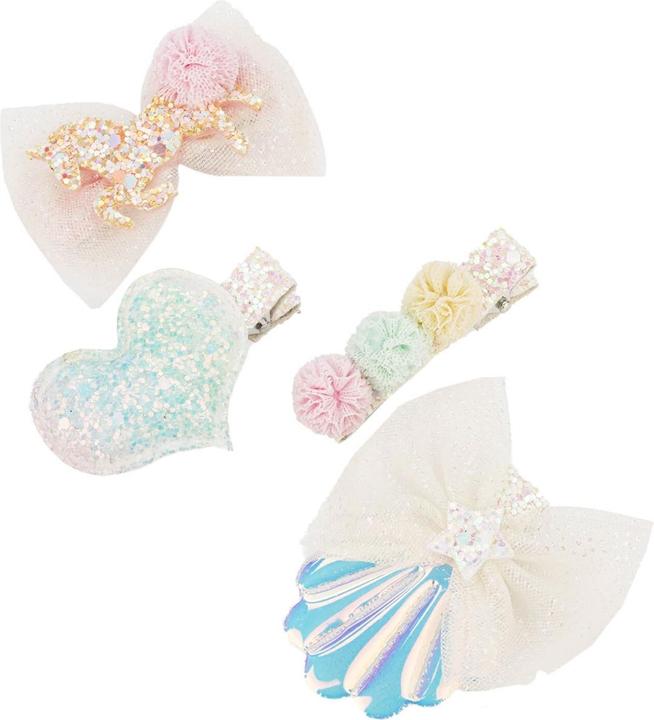 Image du produit Trisa Pince à cheveux pour enfants, bleu clair, rose & ivoire