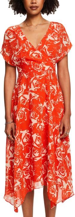 Produktbild Esprit Chiffon-Maxikleid mit V-Ausschnitt und Print (S)