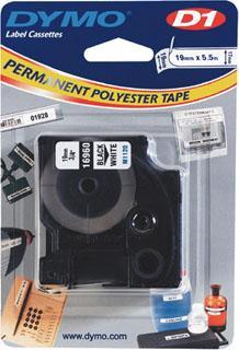 Actual product image Dymo S0718070 (1.90 cm, Black, White)