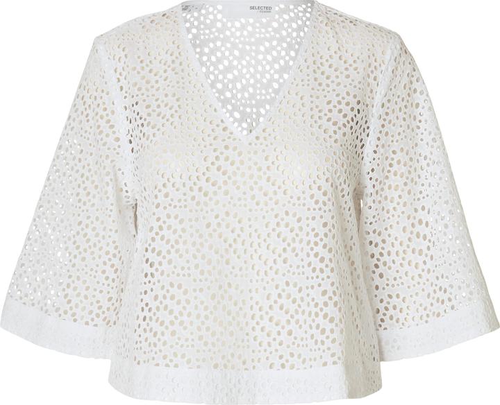 Immagine prodotto Selected Femme Broderie Anglaise Crop Top (36)